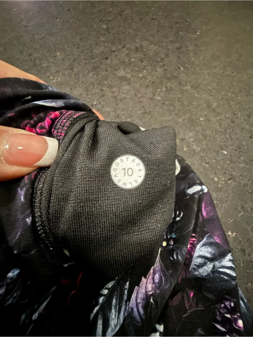 Lululemon Wunder Under High Rise In Bloom Multi Nulux Yoga Workout Gym SZ 10